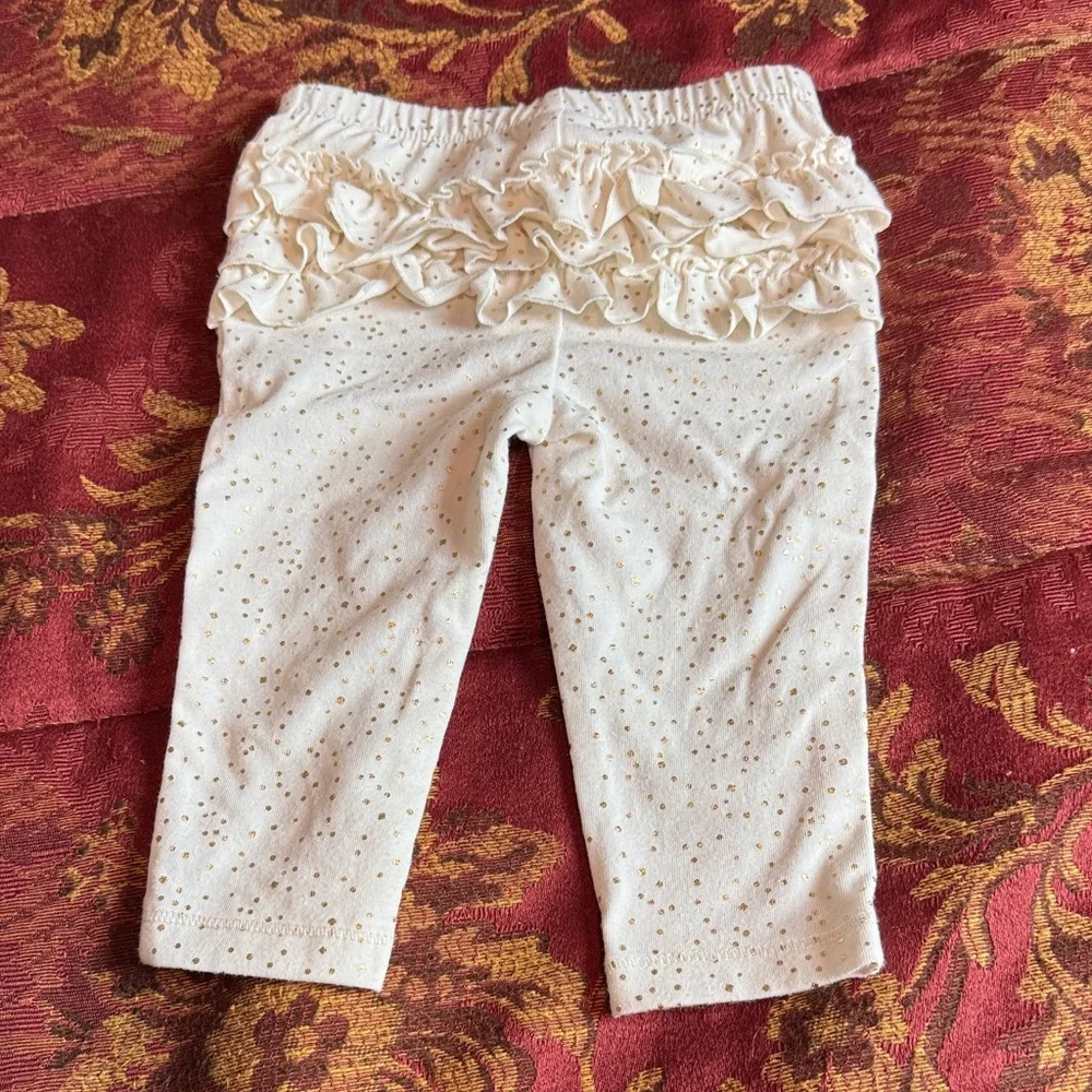 Bundle Baby Clothing: Onesie, 2 Leggings, & Baby Gap Dress 3-6 Months. NWOT